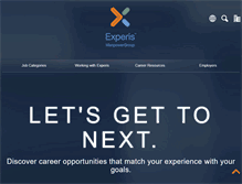 Tablet Screenshot of experisjobs.us